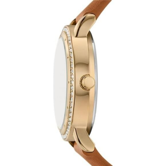 Skechers Womens Gold Watch Bracelet Gift Set Analog Quartz Water Resistant - Picture 2 of 6